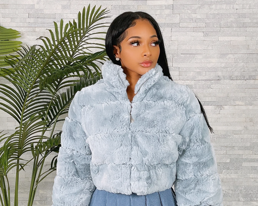 Cozy Meets Chic: The All Over Fur Zip Up Jacket