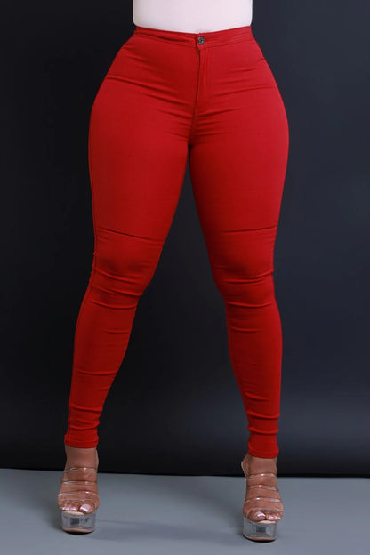 HIGH WAIST STRETCH PANTS