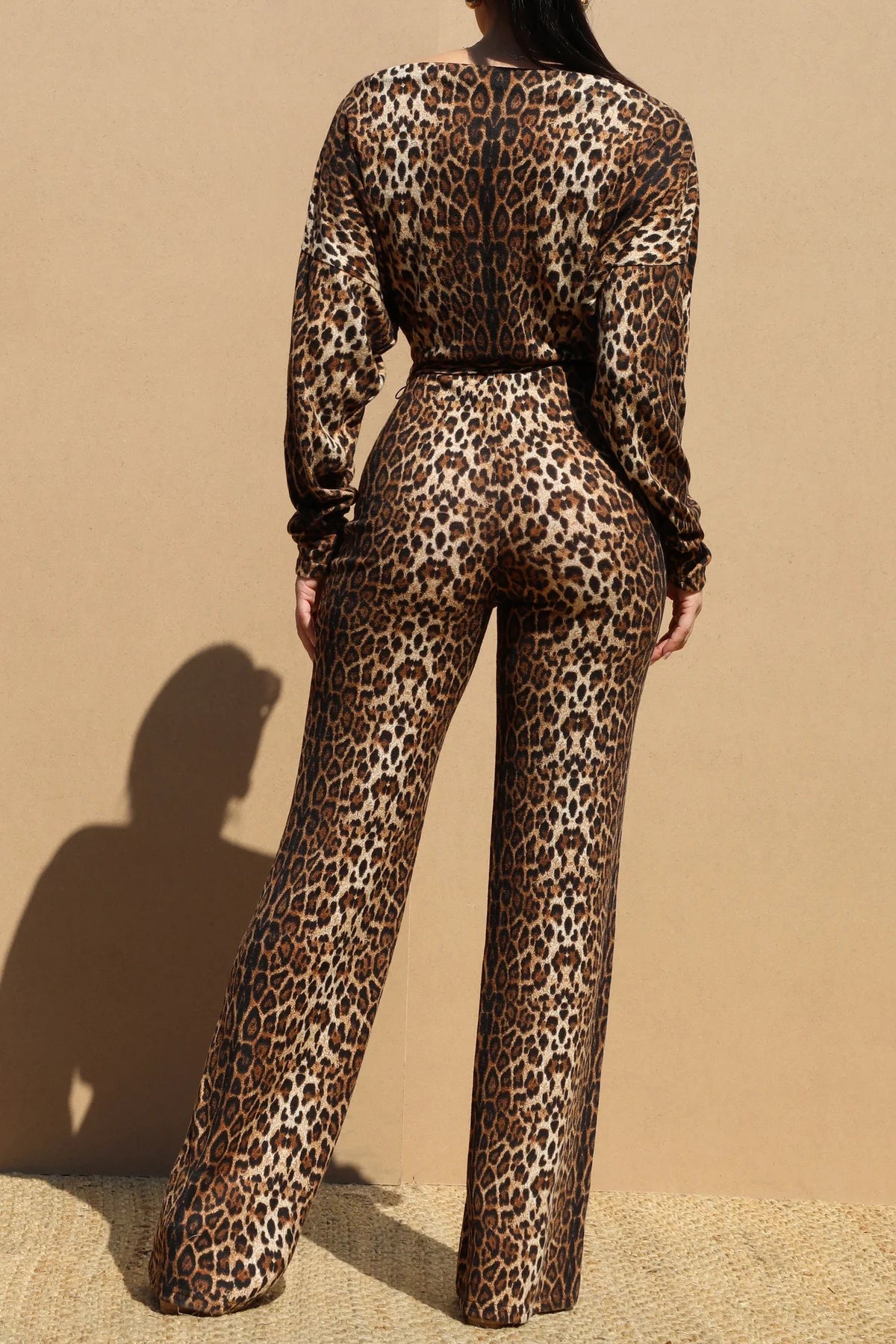 off shoulder ls knit jumpsuit