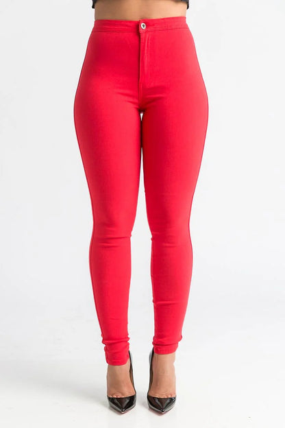 HIGH WAIST STRETCH PANTS