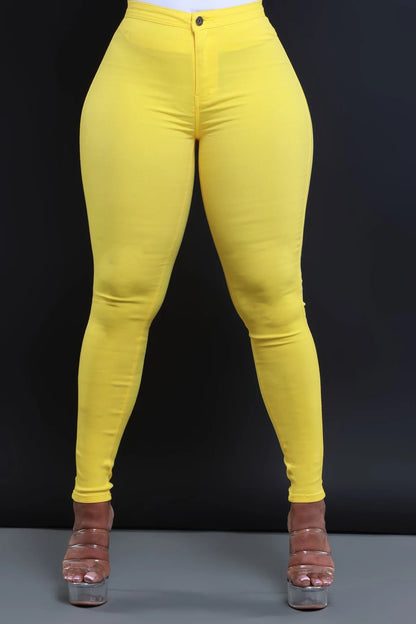 HIGH WAIST STRETCH PANTS